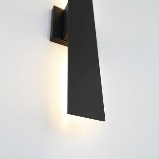 Annette 23" Outdoor Wall Sconce in Powder Coat Black