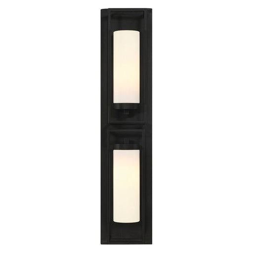 Ren 2-Light 36" Outdoor Wall Light in Powder Coat Black