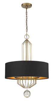 Grandeur 6-Light Pendant in Aged Antique Nickel