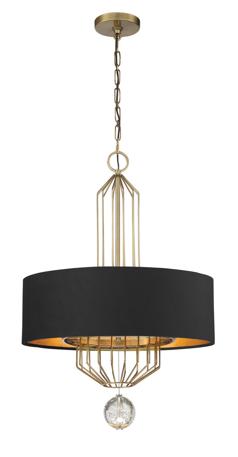 Grandeur 6-Light Pendant in Aged Antique Nickel