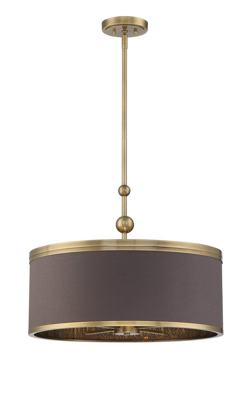 Splendour 5-Light Pendant in Aged Antique Brass