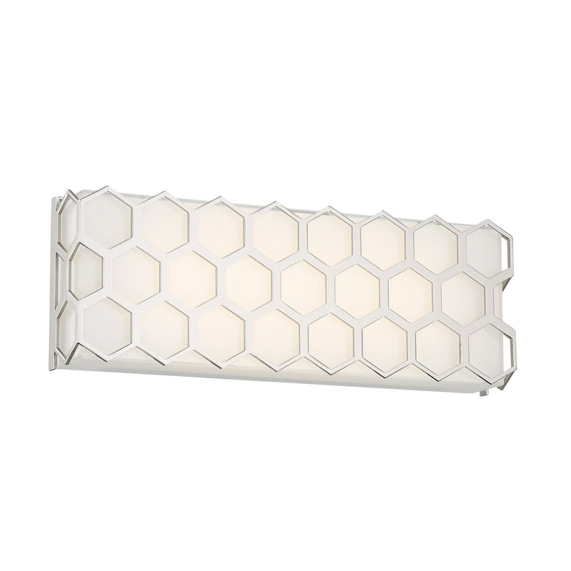 Missing Link 15" Bath Vanity Light in Polished Nickel