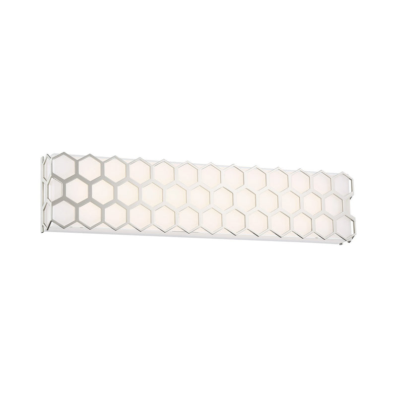 Missing Link 25" Bath Vanity Light in Polished Nickel