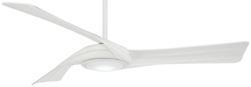 Curl 60" LED Ceiling Fan in Flat White