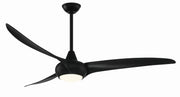 Light Wave 65" LED Ceiling Fan in Coal