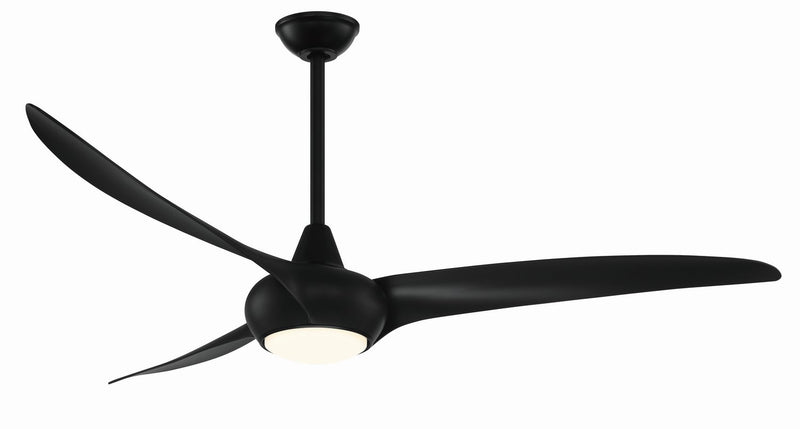 Light Wave 65" LED Ceiling Fan in Coal