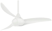 Wave 44" Ceiling Fan in White