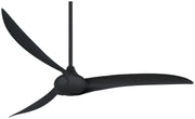 Wave 65" Ceiling Fan in Coal
