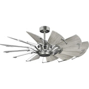 Springer 52" Ceiling Fan in Antique Nickel