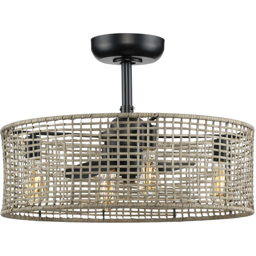 P250068-31M-WB - Belva LED Ceiling Fan in Matte Black by Progress Lighting