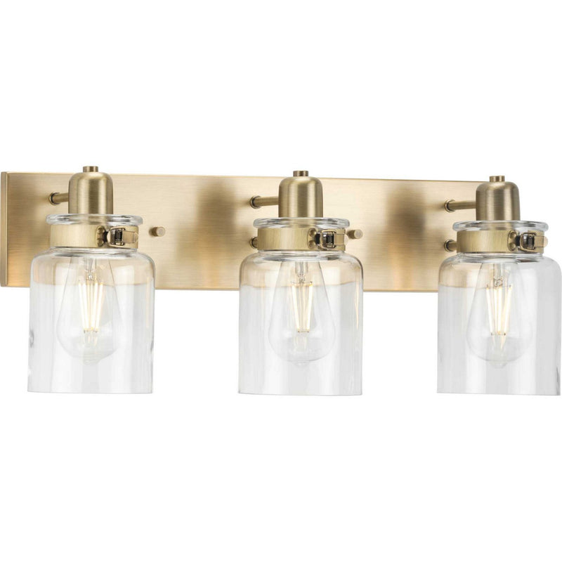 Calhoun 3-Light Bath Vanity Light in Vintage Brass