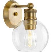 Hansford Bath Sconce in Vintage Brass