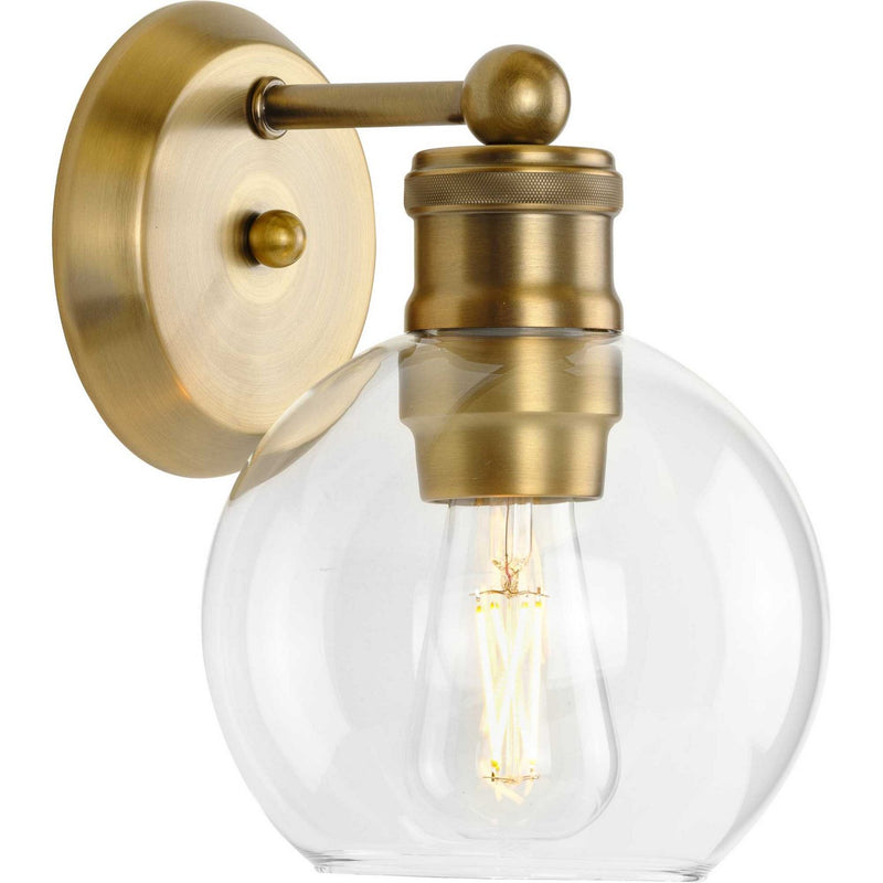 Hansford Bath Sconce in Vintage Brass