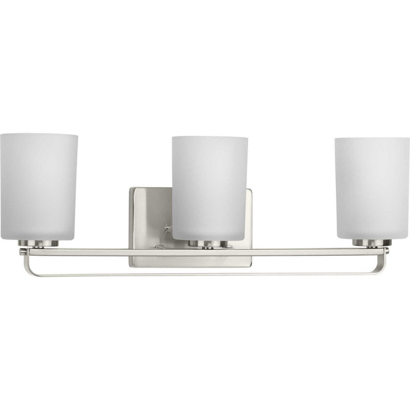 League 3-Light Bath Vanity Light in Brushed Nickel
