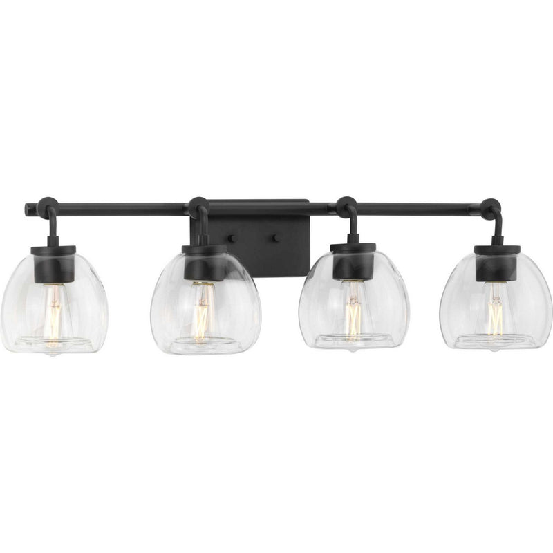 Caisson 4-Light Bath Vanity Light in Graphite