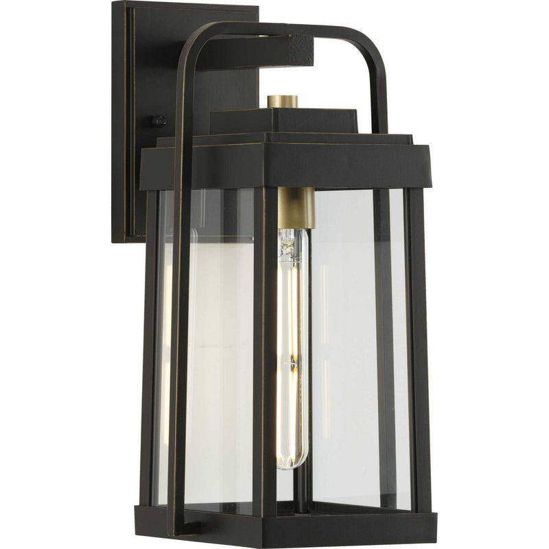 Walcott Medium Outdoor Wall Lantern in Antique Bronze