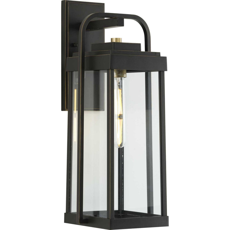 Walcott Large Outdoor Wall Lantern in Antique Bronze