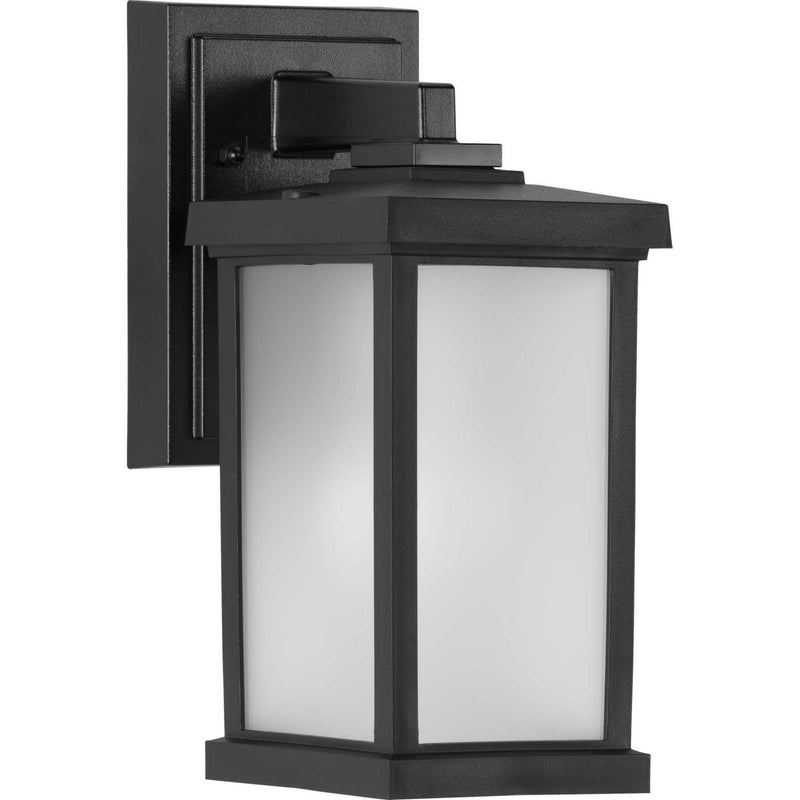 Trafford Small Non-Metallic Outdoor Wall Lantern in Black