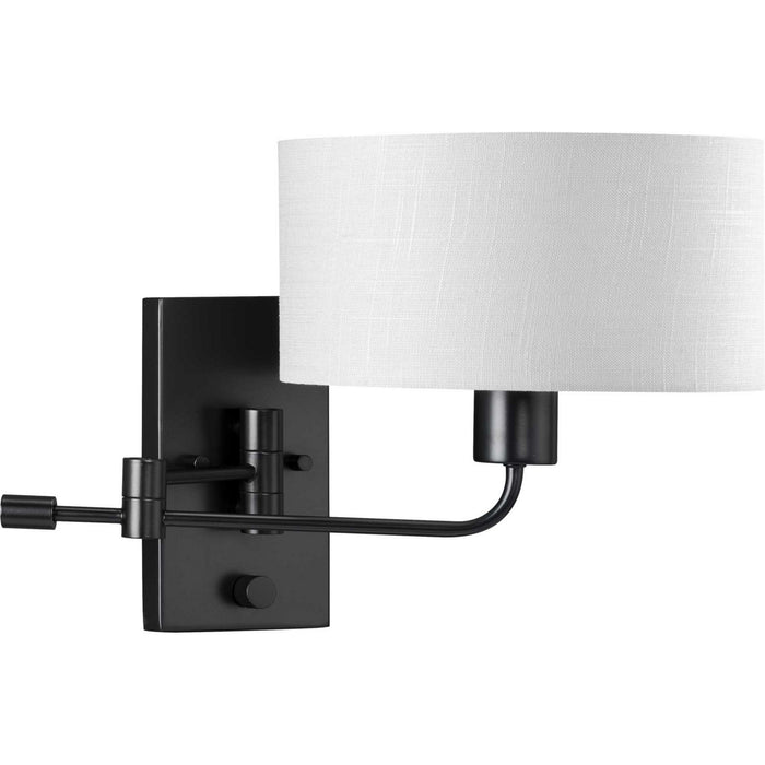Carrick One Light Wall Bracket in Matte Black