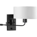 Carrick One Light Wall Bracket in Matte Black