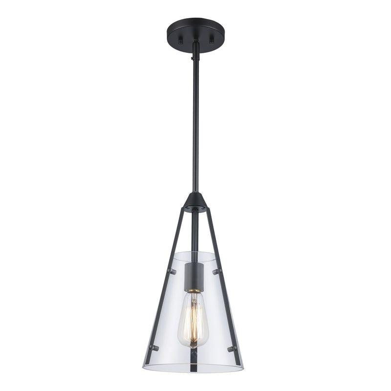 Armani Alivia 8" Mini Pendant in Black