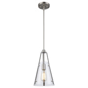 Armani Alivia 8" Mini Pendant in Brushed Nickel