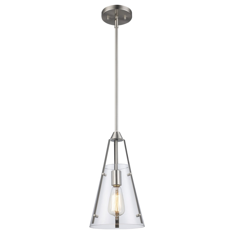 Armani Alivia 8" Mini Pendant in Brushed Nickel