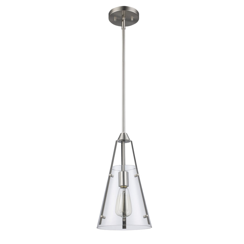 Armani Alivia 8" Mini Pendant in Brushed Nickel