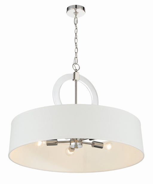 Cape Coral 5-Light Pendant in Polished Nickel