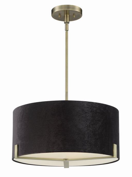 Westboro Boulevard 3-Light Pendant in Weathered Antique Brass