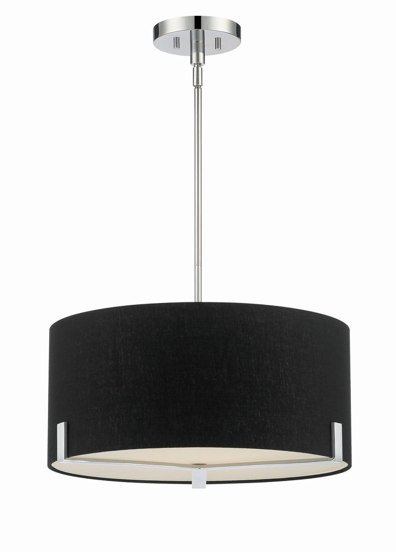 Westboro Boulevard 3-Light Pendant in Chrome