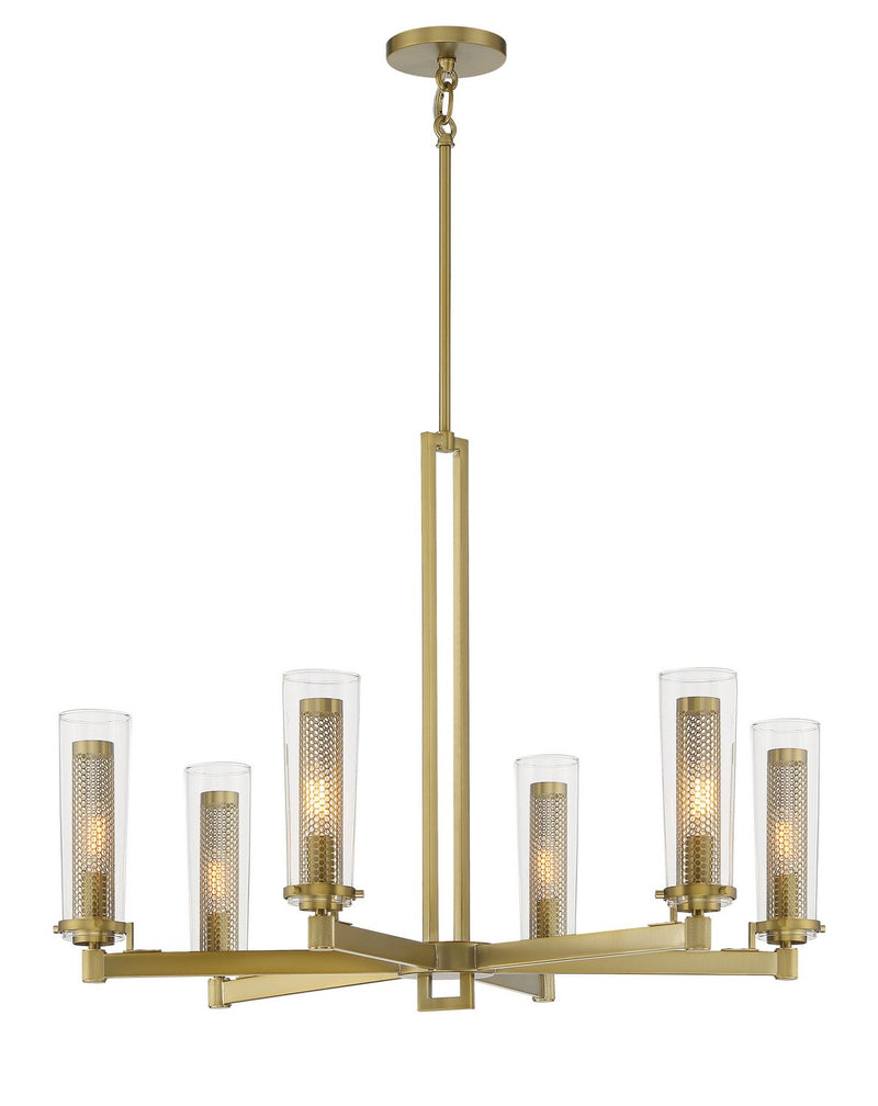 Emmerham 6-Light Chandelier in Soft Brass