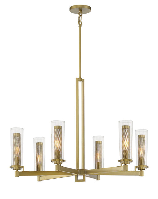 Emmerham 6-Light Chandelier in Soft Brass
