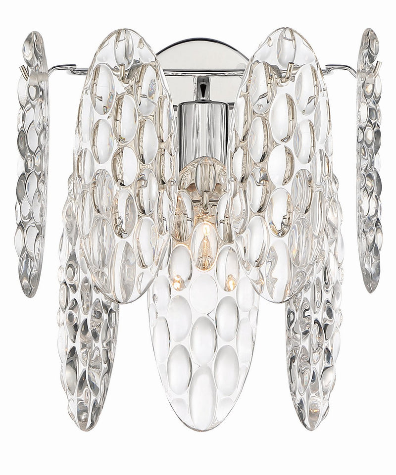Isabella's Reign Wall Sconce in Polished Nickel