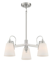 Beckonridge 3-Light Chandelier in Brushed Nickel