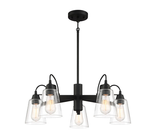Beckonridge 5-Light Chandelier in Coal