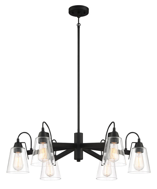 Beckonridge 6-Light Chandelier in Coal