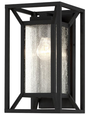 Harbor View Medium Outdoor Wall Lantern in Sand Coal