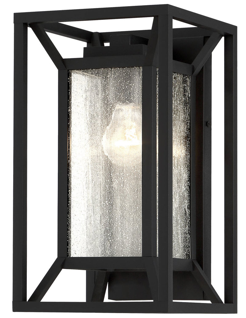 Harbor View Medium Outdoor Wall Lantern in Sand Coal