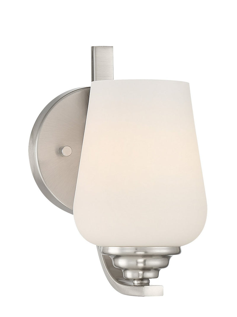 Shyloh Bath Sconce in Brushed Nickel