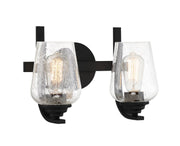 Shyloh 2-Light Bath Vanity Light in Coal