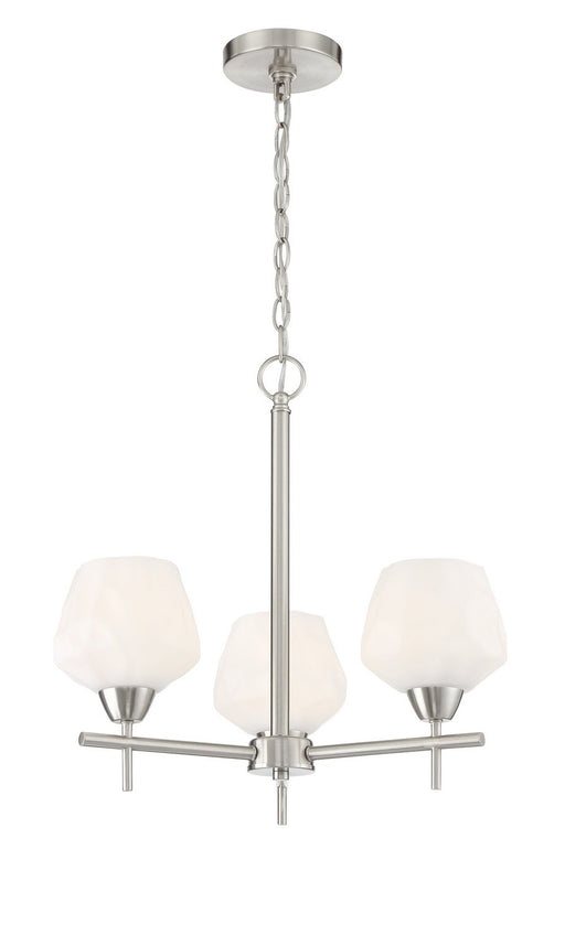 Camrin 3-Light Chandelier in Brushed Nickel