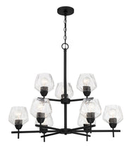 Camrin 9-Light Chandelier in Coal