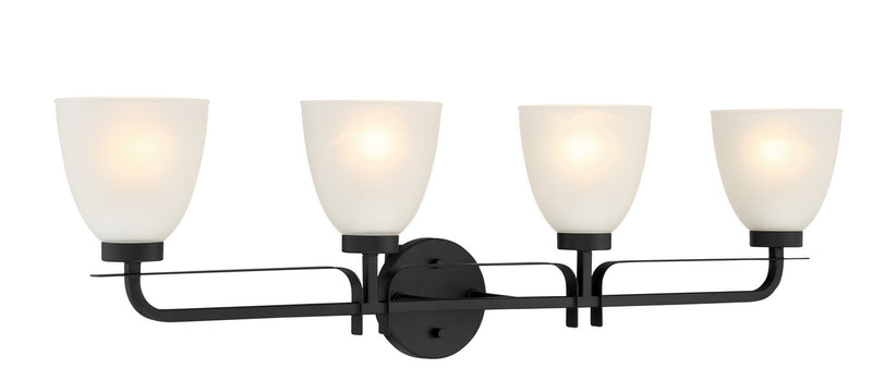Kaitlen 4-Light Bath Vanity Light in Coal