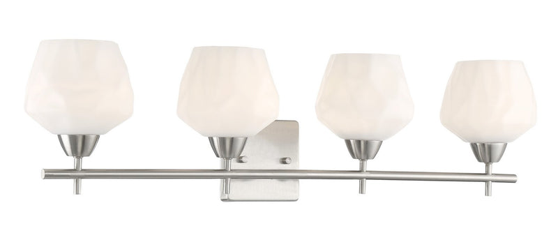 Camrin 4-Light Bath Vanity Light in Brushed Nickel