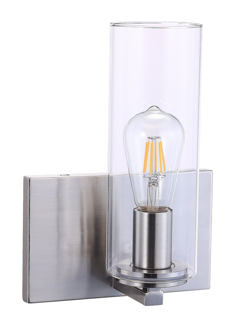 Acacia Bath Sconce in Brushed Nickel