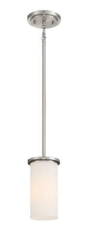 Haisley Convertible Pendant in Brushed Nickel