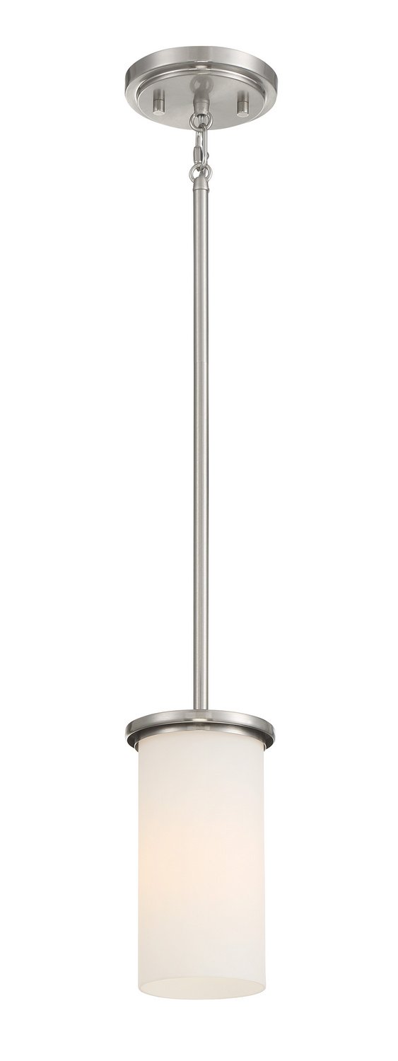 Haisley Convertible Pendant in Brushed Nickel