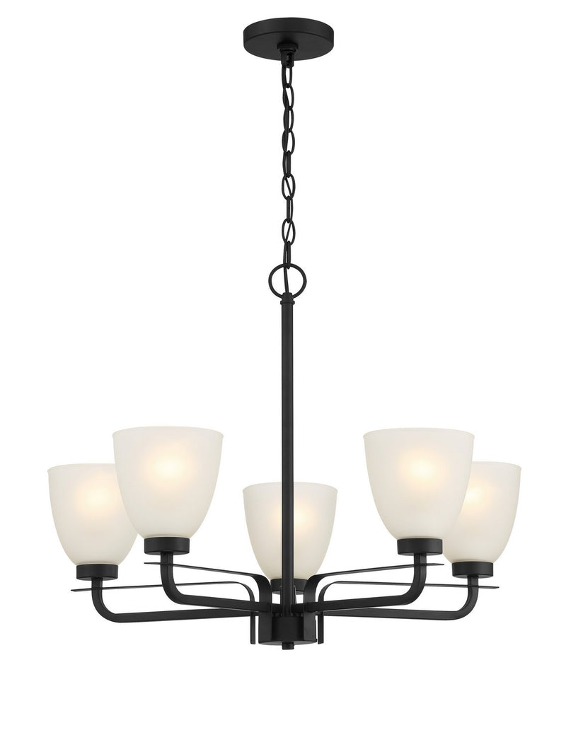 Kaitlen 5-Light Chandelier in Coal