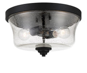 Shyloh 2-Light Flush Mount in Coal